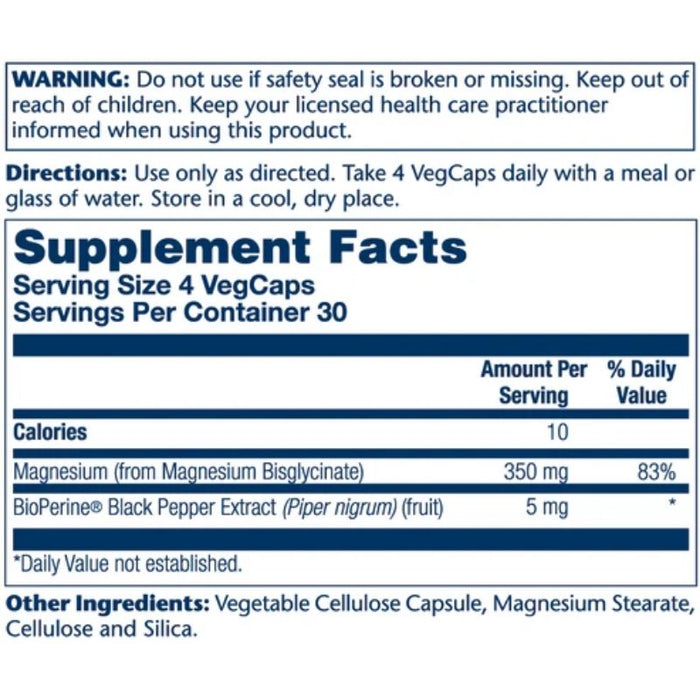 Solaray Magnesium Glycinate 350mg 240 Caps