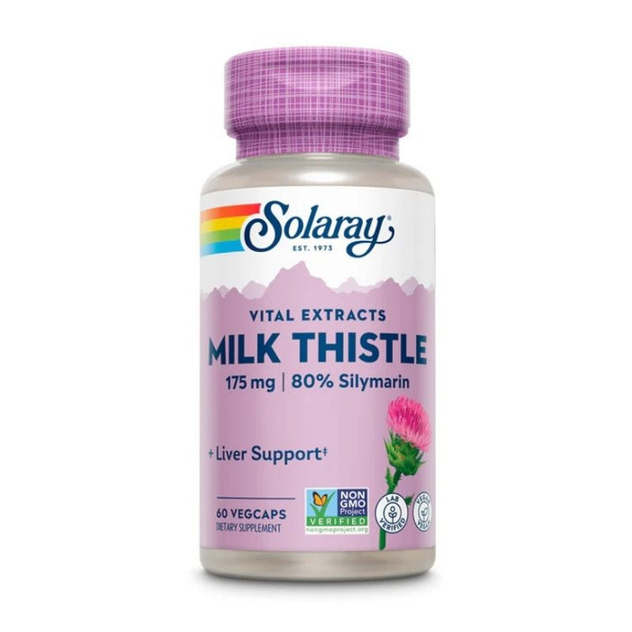 Solaray Milk Thistle Extract 175mg 60 Caps