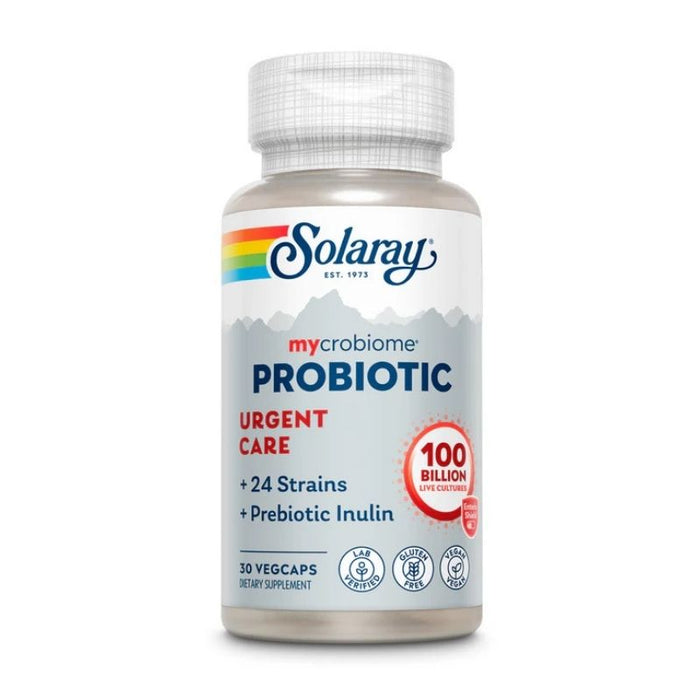 Solaray Mycrobiome Probiotic Urgent Care 30 Caps