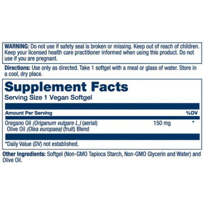 Solaray Oil of Oregano 150mg 60 Softgels