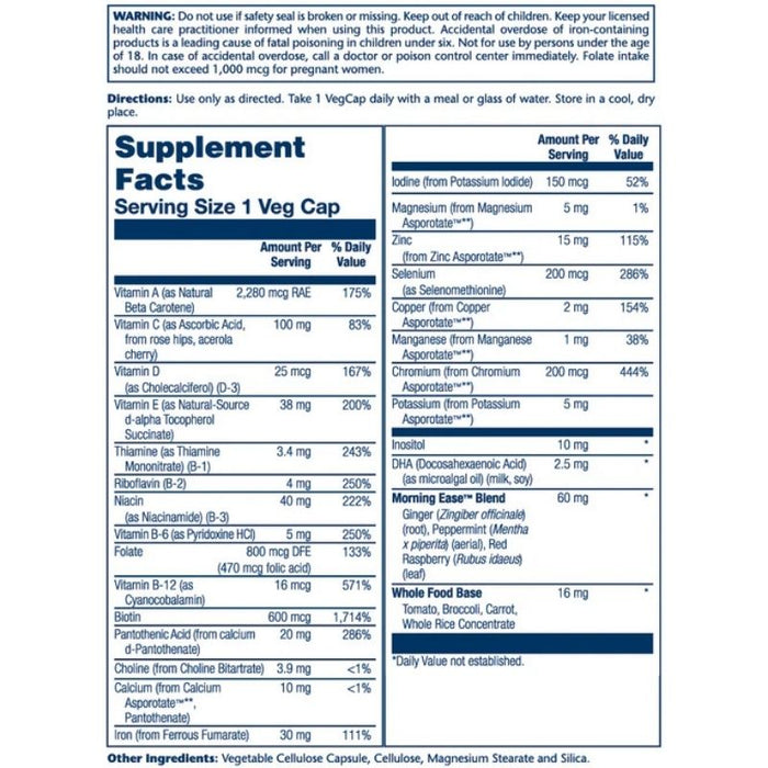 Solaray Once Daily Prenatal Multivitamin 90 Caps