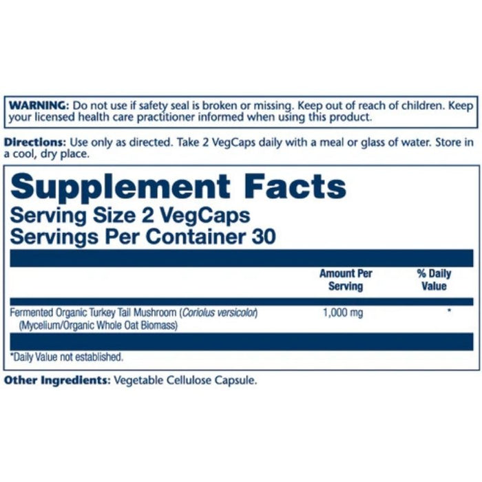 Solaray Fermented Turkey Tail 60 Capsules