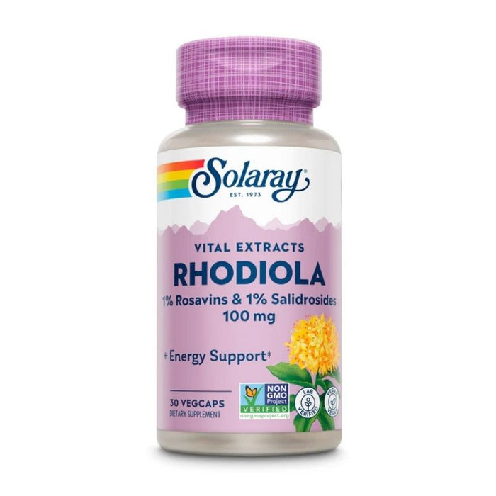 Solaray Rhodiola Extract 100mg 30 Caps