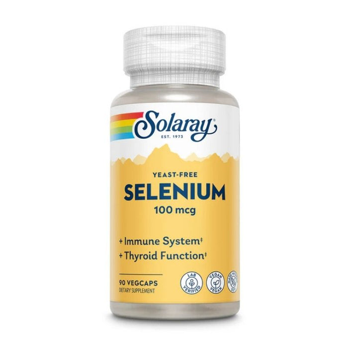 Solaray Selenium Yeast-Free 100mcg 90 caps