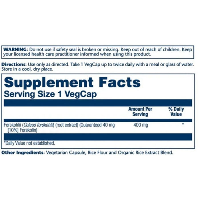 Solaray Super Forskohli Root Extract 60 Caps