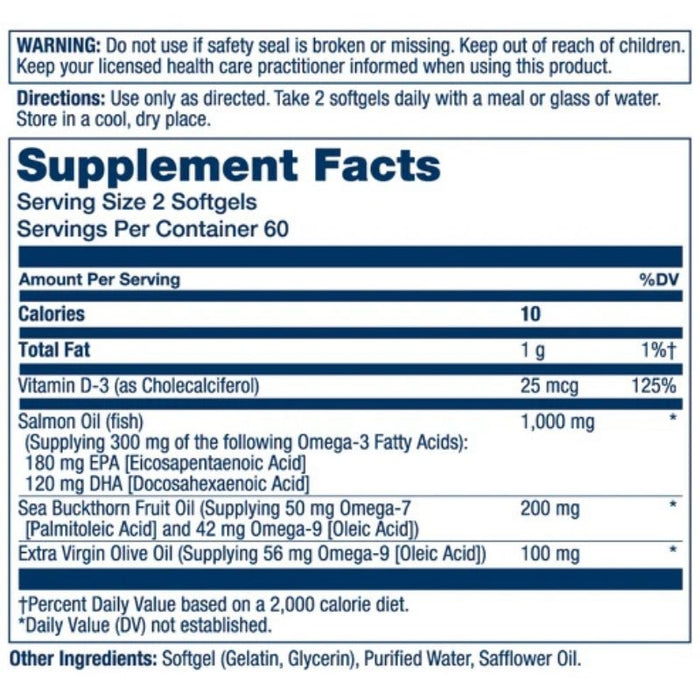 Solaray Super Omega 3-7-9 120 Softgels