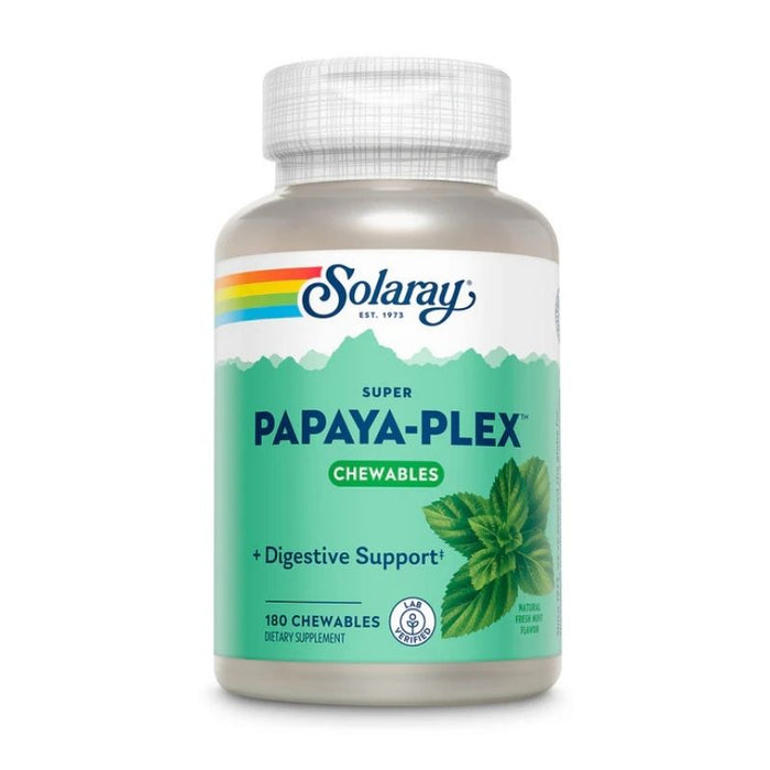 Solaray Super Papaya-Plex 180 Chews