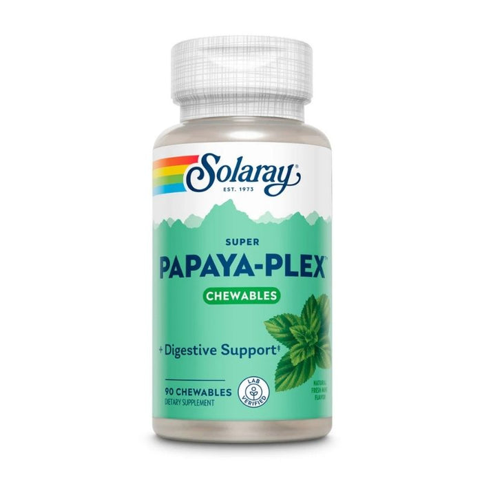 Solaray Super Papaya-Plex 90 Chews