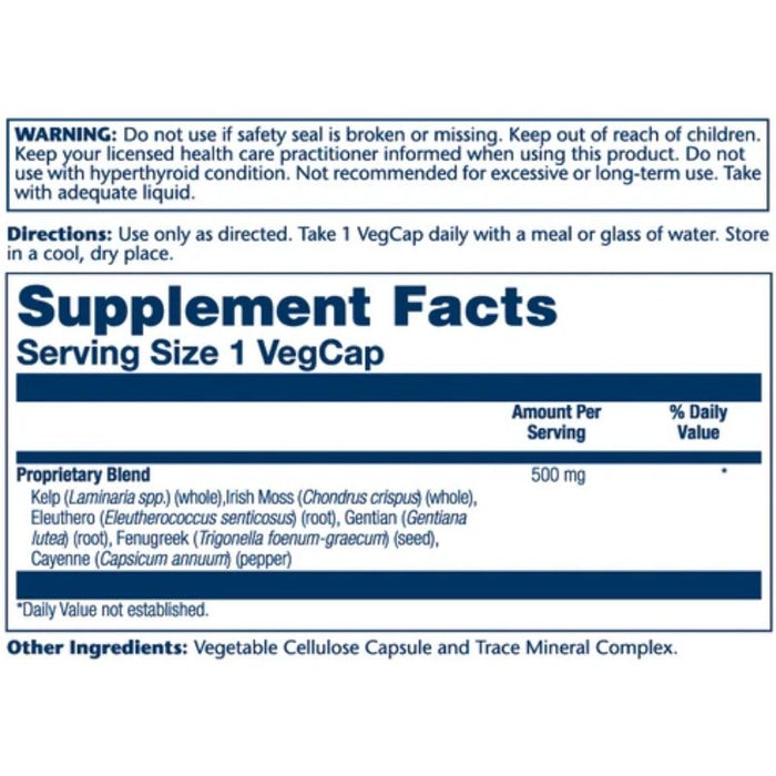 Solaray Thyroid Blend SP-26 100 Capsules