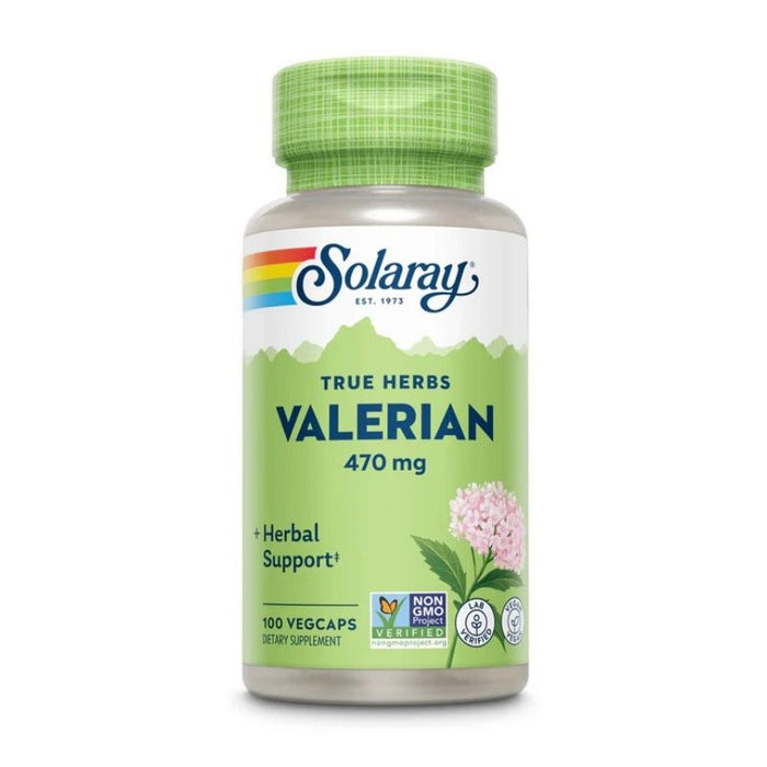 Solaray Valerian Root 470mg 100  Caps