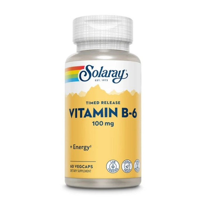 Solaray Vitamin B-6 Time Release 60 caps