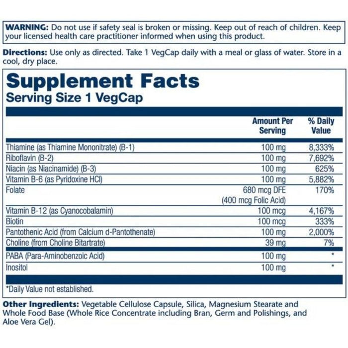 Solaray B-Complex 100 50 Caps