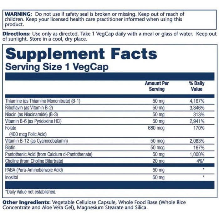 Solaray B-Complex 50mg 50 Caps