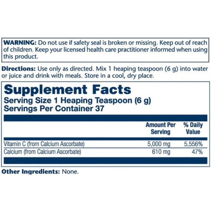 Solaray Vitamin C Powder 5000mg 8oz