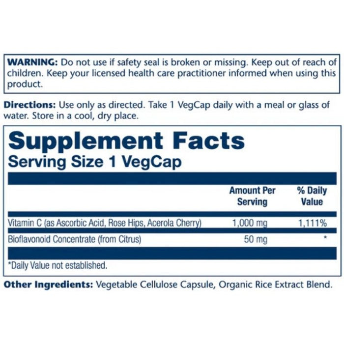 Solaray Vitamin C Time Release 500mg 100 Caps