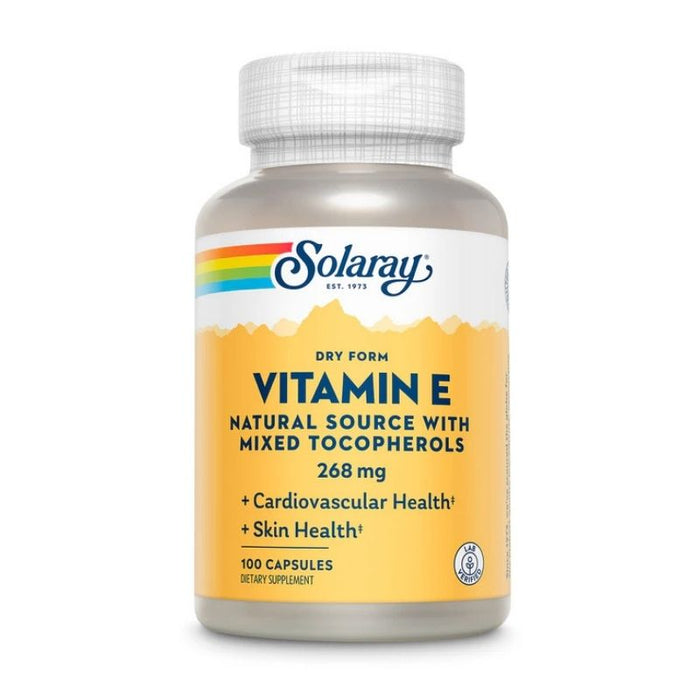 Solaray Dry Vitamin E (Natural) 400 IU 100 Caps