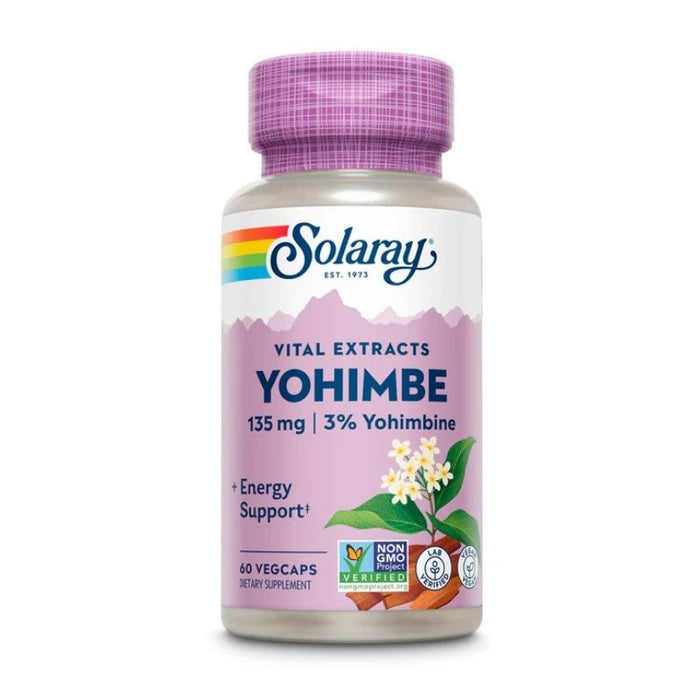 Solaray Yohimbe Extract 135mg 60 Caps