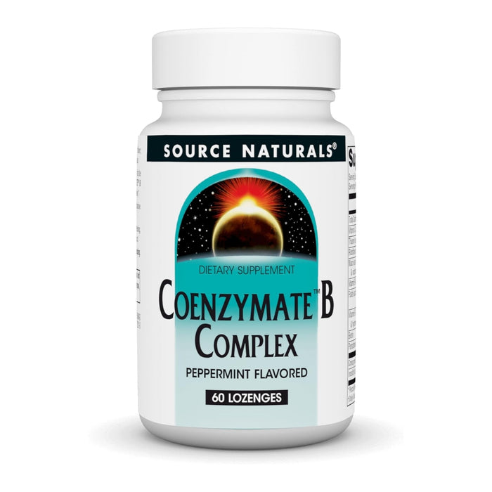 Source Naturals Coenzymate B-Complex Sublingual Peppermint 60 Lozenges