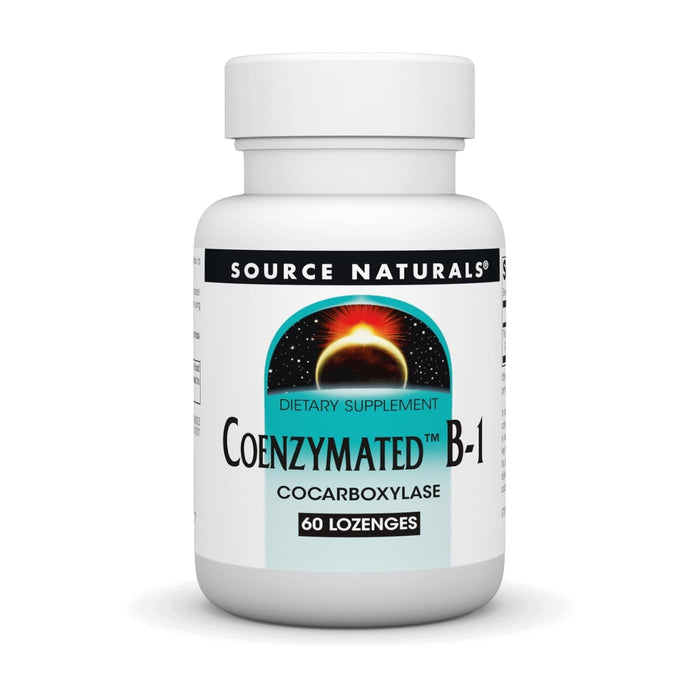 Source Naturals Coenzymated B-1 Sublingual 25mg 60 Lozenges