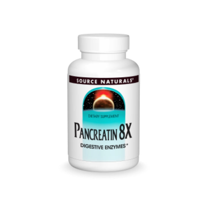 Source Naturals PANCREATIN 8X 500mg 100 Capsules