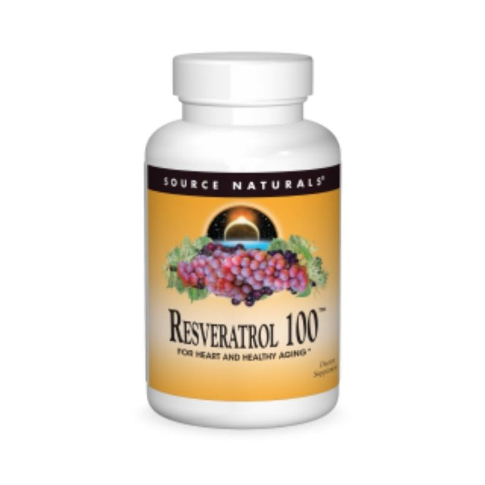 Source Naturals Resveratrol 100mg 30 Tablets