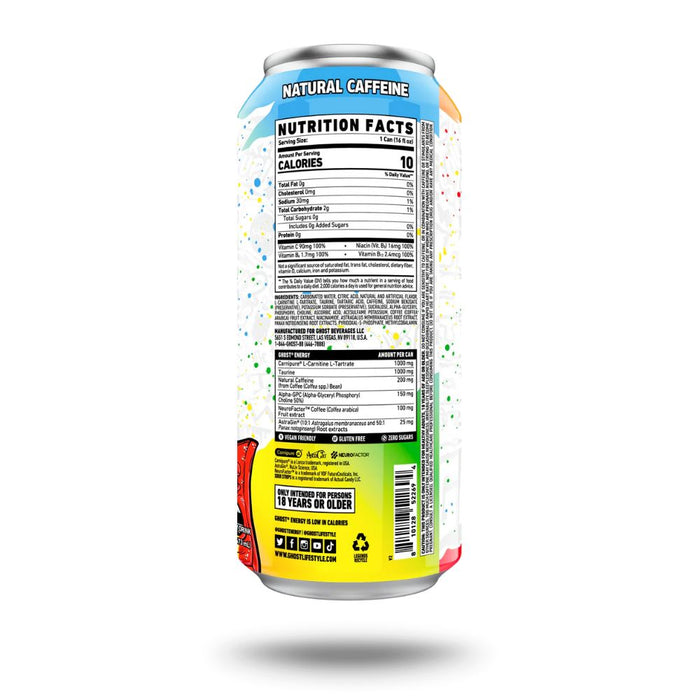 Ghost Energy Drink Sour Strips Single Can