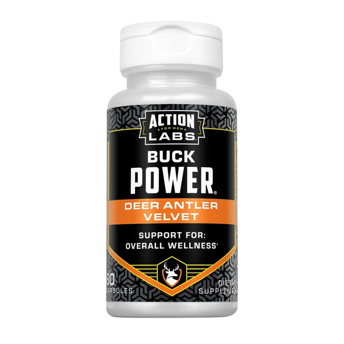 Action Labs Buck Power Deer Antler Velvet 60 Capsules