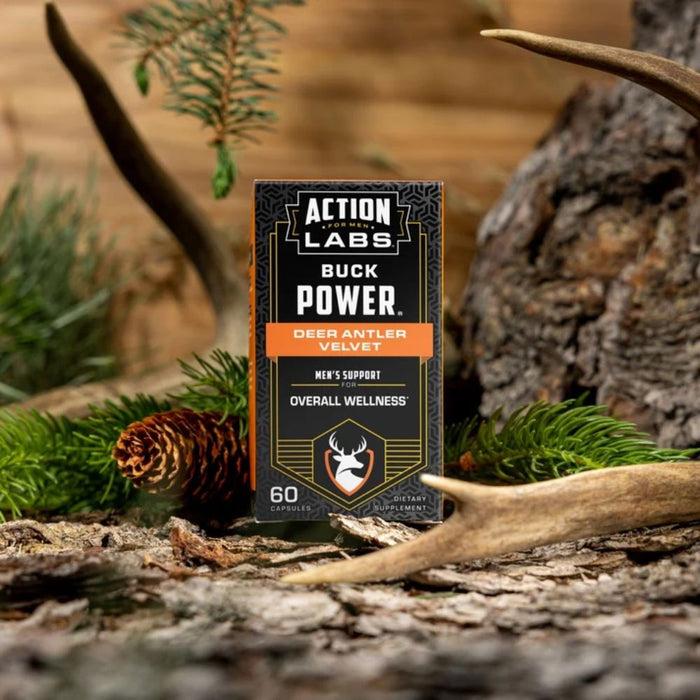 Action Labs Buck Power Deer Antler Velvet 60 Capsules