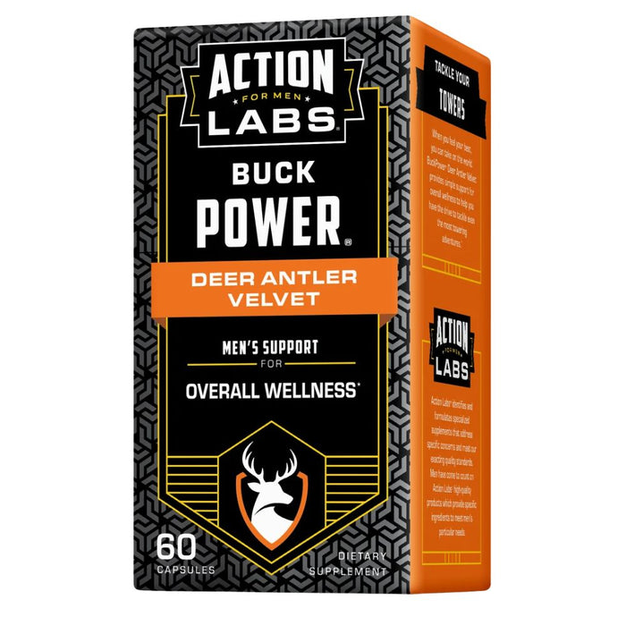 Action Labs Buck Power Deer Antler Velvet 60 Capsules