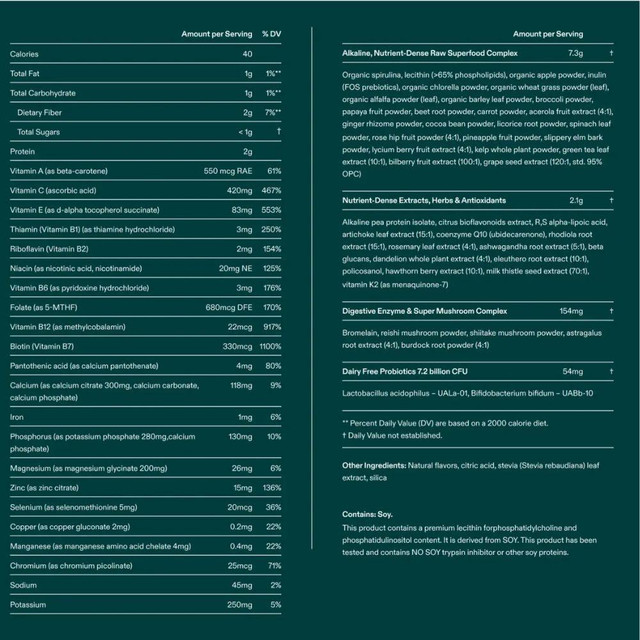 Athletic Greens AG1 Greens Powder 40 Pack