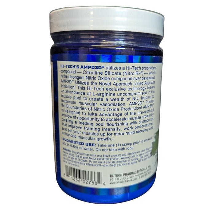 Hi-Tech Pharmaceuticals Amp3d Pre Workout 25 Servings
