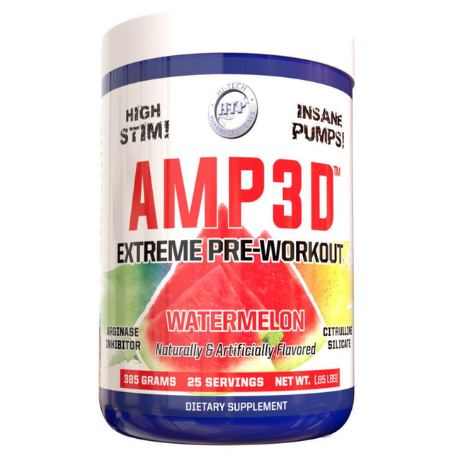 Hi-Tech Pharmaceuticals Amp3d Pre Workout 25 Servings