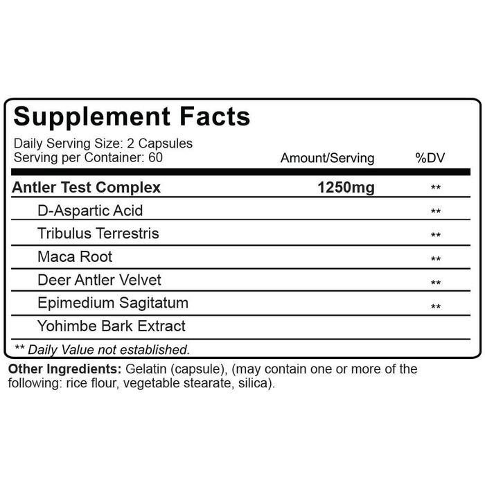 NutraKey Antler Test 120 Capsules