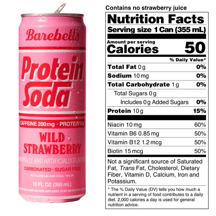 Barebells Protein Soda 12 Pack