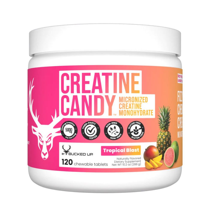 Bucked Up Creatine Candy 120 Count