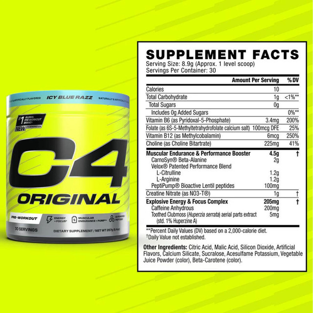 C4 Original Pre Workout 30 Servings