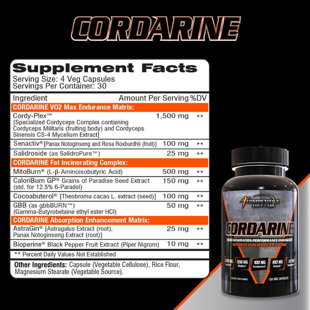 Competitive Edge Labs Cordarine 120 Capsules