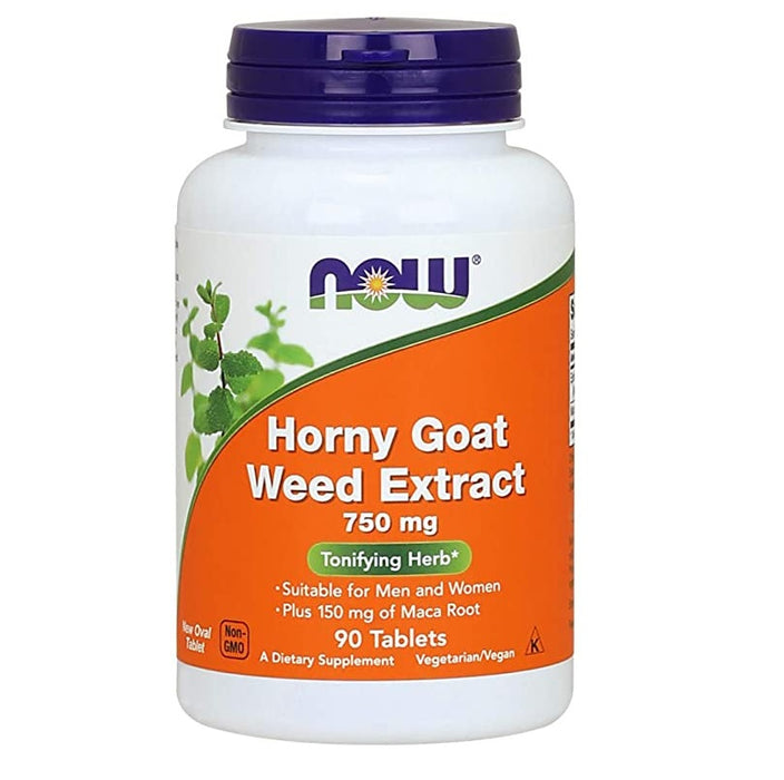 Now Foods Horny Goat Weed 750MG 90T