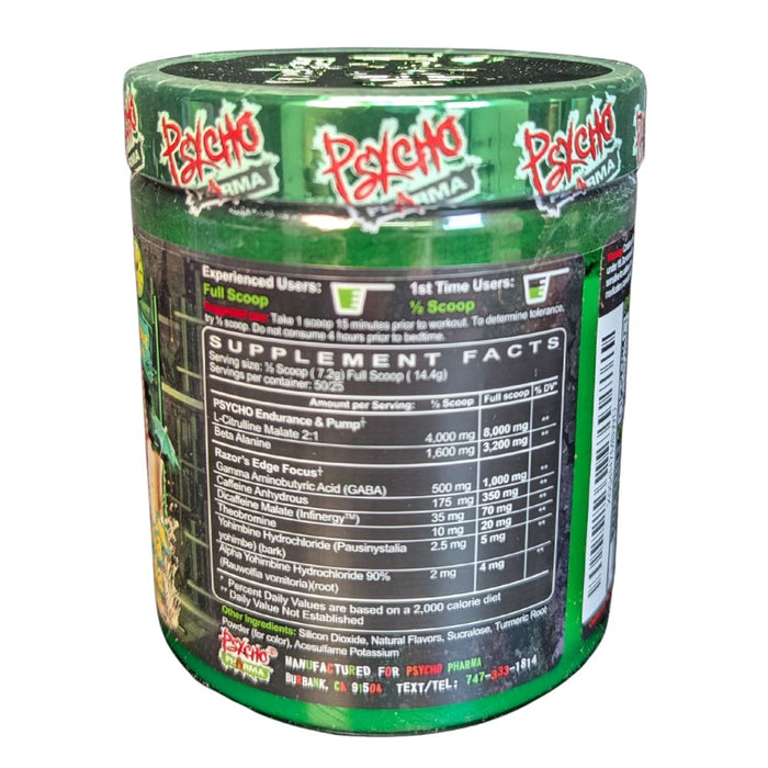Psycho Pharma Edge of Insanity 25 Servings