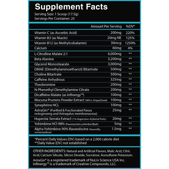 Centurion Labz God of Rage Unchained 25 Servings