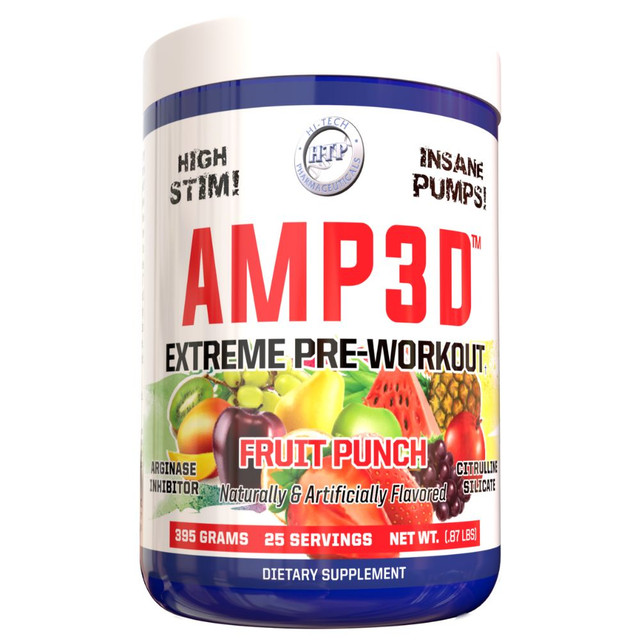 Hi-Tech Pharmaceuticals Amp3d Pre Workout 25 Servings