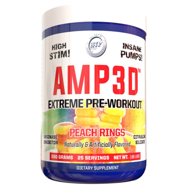 Hi-Tech Pharmaceuticals Amp3d Pre Workout 25 Servings