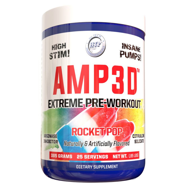 Hi-Tech Pharmaceuticals Amp3d Pre Workout 25 Servings