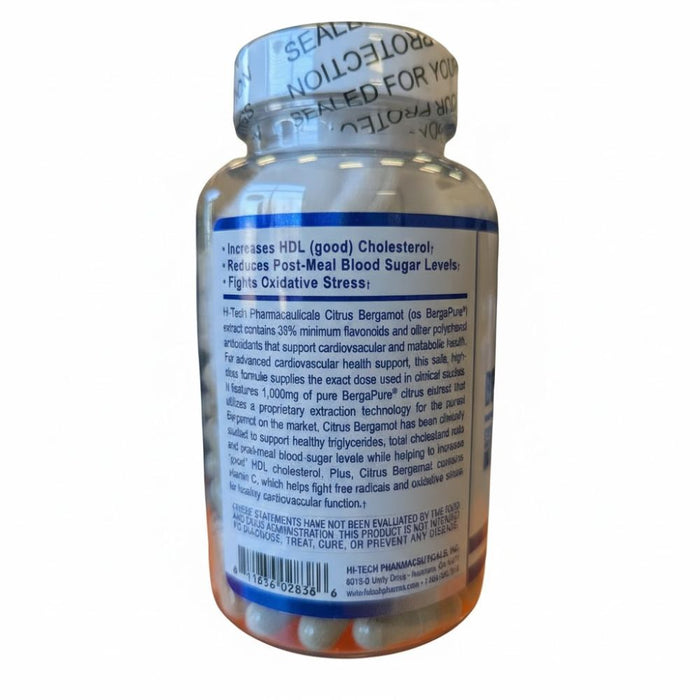 Hi-Tech Pharmaceuticals Citrus Bergamot 100 Capsules