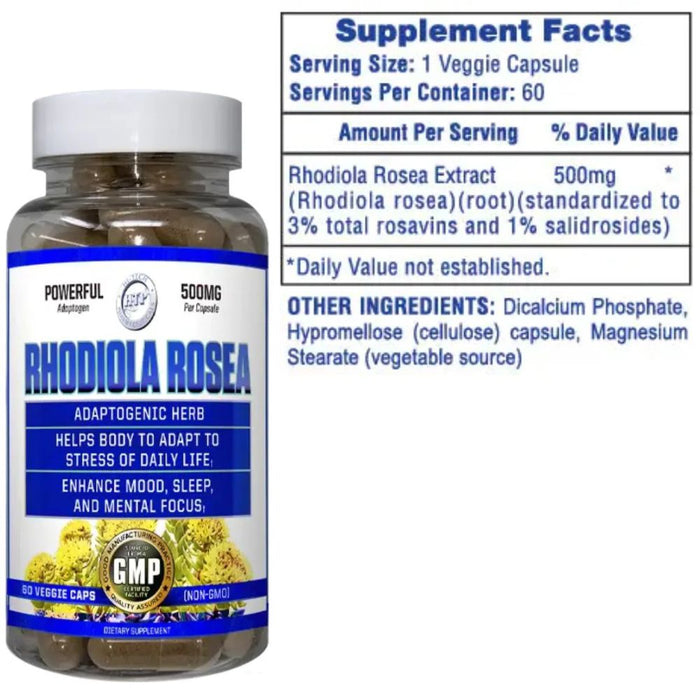 Hi-Tech Pharmaceuticals Rhodiola Rosea 60 Capsules