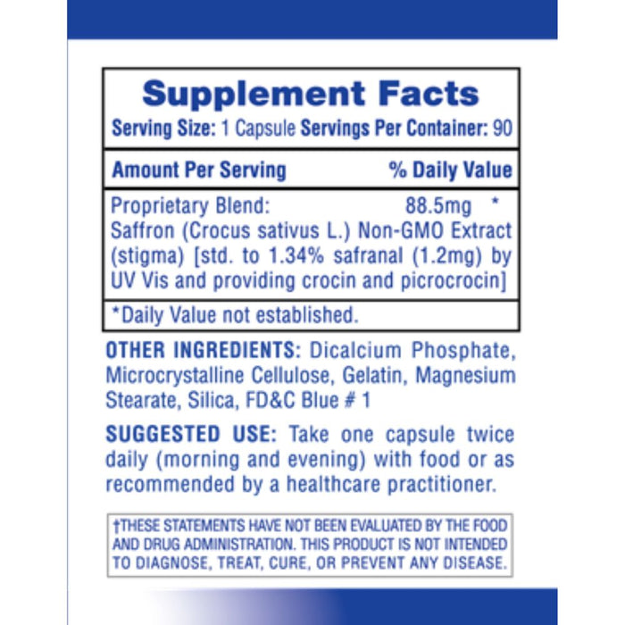 Hi-Tech Pharmaceuticals Saffron 90 Servings
