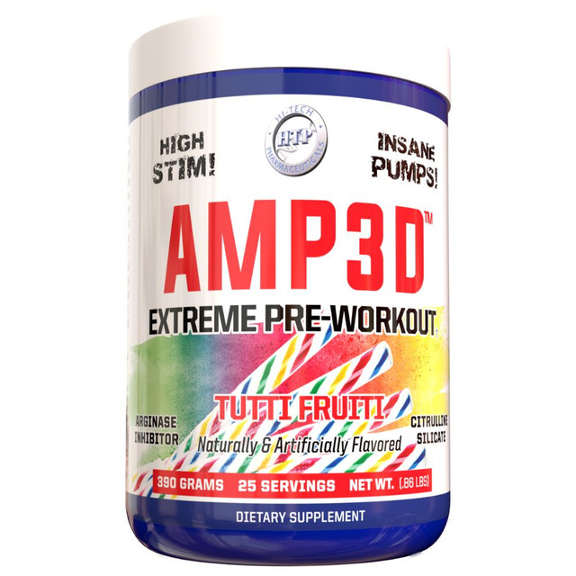 Hi-Tech Pharmaceuticals Amp3d Pre Workout 25 Servings