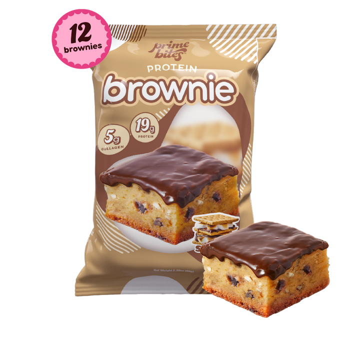 Alpha Prime Prime Bites Protein Brownies 12 Box