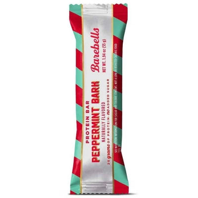 Barebells Peppermint Bark Limited Edition Holiday Bar Single Bar
