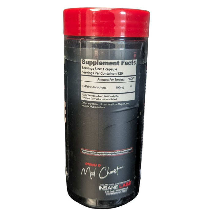 Insane Labz Caffeine 120 Capsules